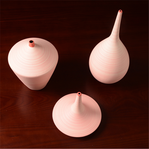 Vase abstrait en céramique de couleur dégradée de conception européenne créative, décoration d'intérieur, jarrones - Product Image 5