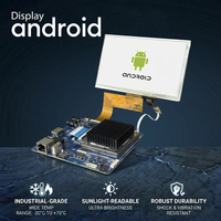 Para sistema Android de grado industrial RK3288, pantalla TFT de 7 pulgadas 800*480, módulo HMI con pantalla táctil capacitiva, tableta Ubuntu 18.04