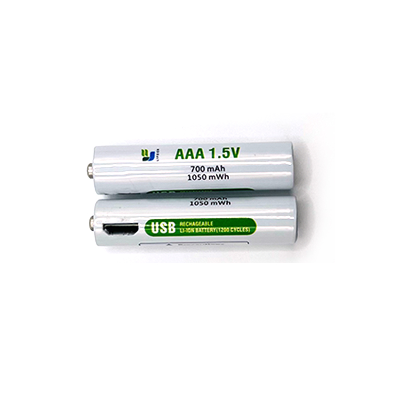 Литий-ионная аккумуляторная батарея AAA1.5V 1050mAh с кнопкой для цифрового аккумулятора