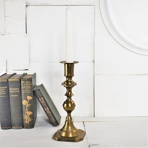 Latest design metal brass size <b>small</b> single stick <b>candle</b> holder - Product Image 1