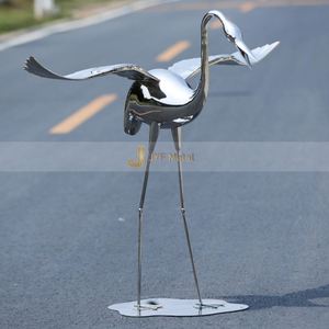 Escultura de Acero Inoxidable EX1001, Arte de Paisajismo para Jardín, Hotel, Plaza, Interiores - Product Image 3