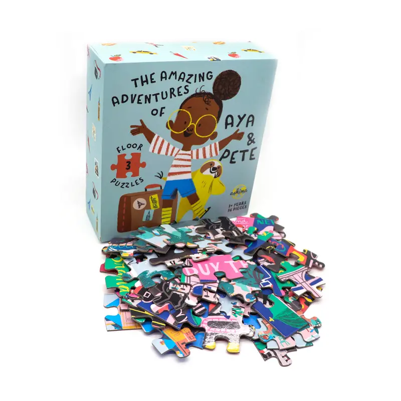 Fsc Voor Kinderen Baby Cartoon Dier Puzzel Peuter Custom Kinderen Educatieve Puzzels Speelgoed 50 150 200 300 Stukjes