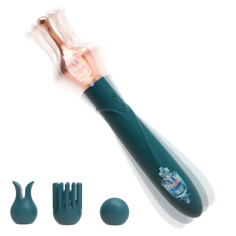 New double head vibrator 10 frequency strong vibration can replace female masturbator crown point tide pen G point rod
