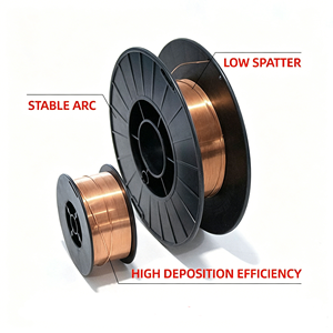 Fil de soudage MIG/<span class=keywords><strong>TIG</strong></span> AWS ER70S-6, gaz CO2, AWS A5.18, 0,8 mm, 1,0 mm, 1,2 mm, 5 kg, fournitures de soudage et de brasage, OEM Chine, <span class=keywords><strong>prix</strong></span> de gros - Product Image 5