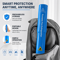 Extincteur portable sans pression en aérosol, compact et facile à utiliser, pour la maison, la voiture, le bureau, certifié CE