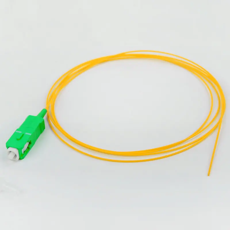 Simplex 0.9Mm Ftth Catv Optische Pigtail Met Sc Lc Connector Fiber Optic Patch Snoeren Kabel