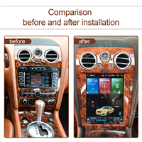 Prix usine 12.1 pouces Android écran tactile vertical autoradio lecteur vidéo pour Bentley Continental GT Flying Spur 2004-2012