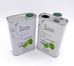 Hộp Thiếc Dầu Ô Liu Hình Chữ Nhật 0,5 L Cấp Thực Phẩm Hộp Đựng Dầu Nấu Ăn Bằng Kim Loại In Logo Theo Yêu Cầu Bán Buôn - Product Image 4