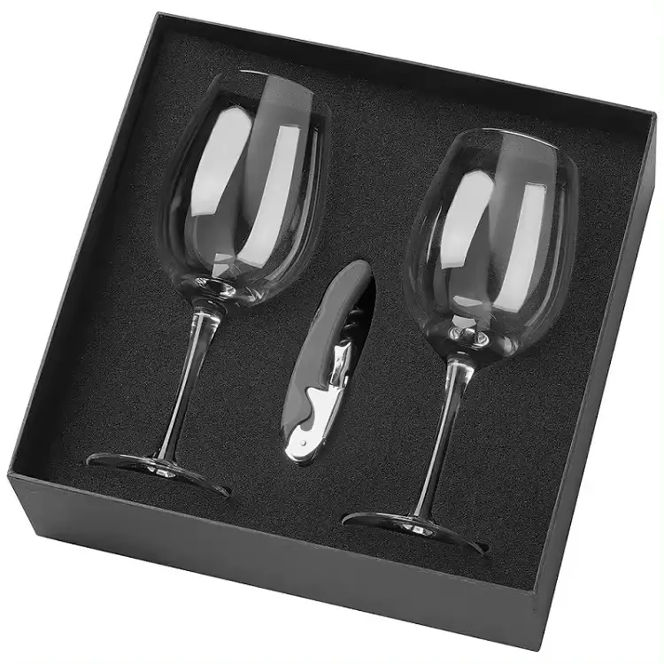 Inserts en mousse personnalisés plateaux emballage de vin verres bouteilles de vin produits en verre insert EVA gravure laser CNC boîte en papier mousse EVA