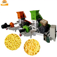 Machine à extruder les snacks, machine à faire des chips de riz et de maïs, en vente