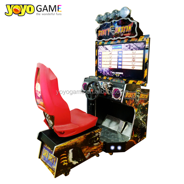 Commercial Metal Arcade Game Machine Coin Operated High Driving Shooting Simulated Game English Interface Dual Voltage for Game