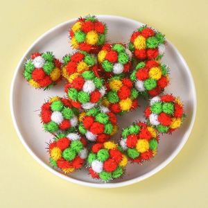 Entrega Rápida, Juguete de Peluche para Mascotas con Sonido Navideño, Bola de Peluche Interactiva, Ecológica, No se Deforma - Product Image 6