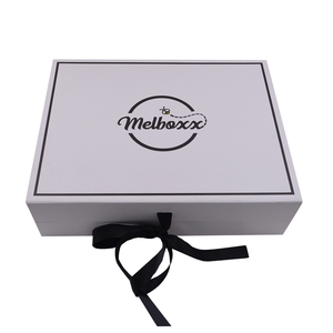 Tùy Chỉnh Nhãn Hiệu Riêng Từ Hộp Quà Tặng Với Ribbon Gấp Cuốn Sách Hình Dạng Hộp Các Tông Cho Túi Xách Ăn Mặc Quần Áo Đóng Gói - Product Image 5