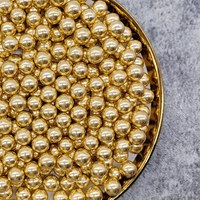 Essbare Glänzende Goldperlen Zuckerstreusel Gemischte Größen Backzubehör Essbare Kuchendekoration Cupcake-Topper Keks-Dekoration