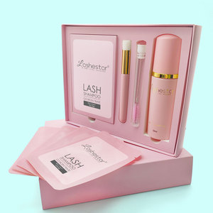 Nhãn Hiệu Riêng Nước Mắt Miễn Phí Lash Bọt Sữa Rửa Sạch Tập Trung Kit Dầu Miễn Phí Loại Bỏ Lông Mi Trang Điểm Salon Và Nhà Sử Dụng Lash Dầu Gội Kit - Product Image 3