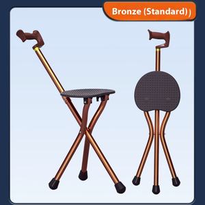 Canne-lit en alliage d'aluminium léger pour personnes âgées, antidérapante, réglable, béquilles triangulaires, canne de marche pour homme âgé - Product Image 6