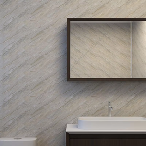 สติ๊กเกอร์ติดผนัง PET แบบมีกาวในตัวสำหรับตกแต่งบ้าน ห้องน้ำ ห้องครัว ห้องนั่งเล่น โรงแรม กันน้ำ วอลเปเปอร์ตกแต่ง 3 มิติ ขายส่ง - Product Image 5