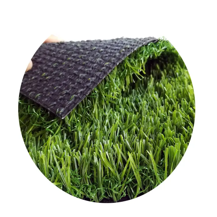 Rumput hijau alami tahan UV kualitas baik pemandangan bagus dekorasi rumah taman rumput buatan