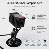 Module laser de ligne de haute qualité 12V 638nm 300mW