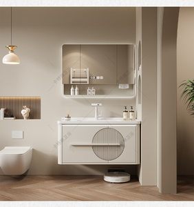 New bathroom cabinet combination ceramic integrated washbasin washstand bathroom washbasin - Product Image 4