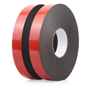 Ruban adhésif double face en <span class=keywords><strong>mousse</strong></span> acrylique PE de 1mm d'épaisseur, découpé avec forme personnalisée 1mm x 10 mm x 50 m - Product Image 2