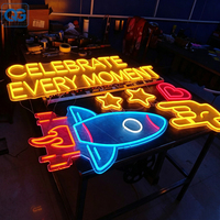 Letrero de Neón LED Personalizado con Logotipo, Entrega Rápida, Dropshipping, para Fiestas de Cumpleaños, Hogar, Habitación, Boda, Letrero Acrílico de Neón de 4 pies, Letras Decorativas