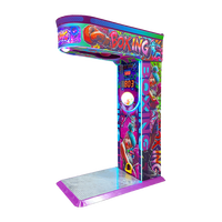 Machine d'arcade de boxe Superfun Iron Kids avec interface en anglais, garantie 1 an, pour un joueur, idéale pour les salles de jeux, centres de divertissement et centres commerciaux
