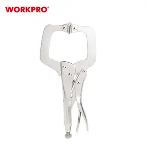 WORPRO 6'' Rohr C-Clamp Metall Grip Locking C-Clamp Verstellbare Klemme C Typ Schweißen Zangen mit Einstellbare schraube