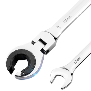 Clé à cliquet combinée flexible hexagonale pour tuyau d'huile, 72 dents, 6 angles, double usage, clé à cliquet pour écrou évasé, économie de main-d'œuvre - Product Image 5