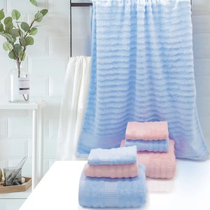 Juego de Tres <span class=keywords><strong>Toallas</strong></span> de Baño de Bambú de Alta <span class=keywords><strong>Calidad</strong></span>, Toalla Natural Súper Absorbente para Baño - Product Image 3