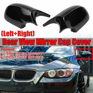 1 Par de Cubiertas para Espejos Retrovisores Laterales E81 E82, Cubierta Decorativa para Espejo Retrovisor para BMW E81 E82 E87 E88 E90 E91 E92 E93 LCI Modelo Facelifted - Product Image 1