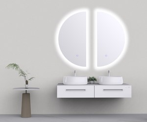 <span class=keywords><strong>Bolina</strong></span>-tocador de baño con doble lavabo, mueble de tocador con espejo LED, venta al por mayor - Product Image 4