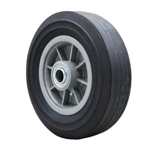 S-S Airless Preto Roda de Borracha Pneumática <span class=keywords><strong>Semi</strong></span> 8 polegadas Rodízio Do Trole Do Polímero - Product Image 1