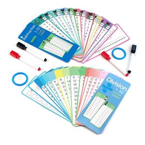 Tabla de Multiplicar, Herramientas de Aprendizaje, Material Didáctico de Matemáticas, Tarjetas de Memoria para Sumas, Restas y Multiplicaciones - Product Image 2