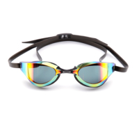 Lunettes de natation personnalisées pour adultes, anti-buée, protection UV, lentilles en PC transparentes, joint en silicone, lunettes de natation directes d'usine