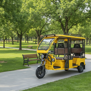 Tricycle électrique passager pousse-pousse corps ouvert moteur 1300W portée 50-70km - Product Image 1
