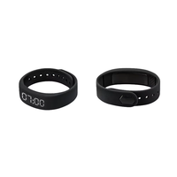 Bracelet Connecté OLED Intelligent à Prix d'Usine avec Alarme Vibrante, Podomètre de Course et Bracelet Carré en Silicone