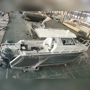 Catamaran de pêche professionnel en aluminium de 26 pieds (7,9 m) avec cabine, en alliage <span class=keywords><strong>d</strong></span>'aluminium, à <span class=keywords><strong>prix</strong></span> avantageux - Product Image 6