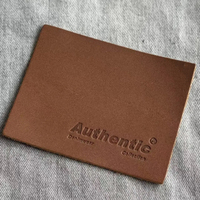Écussons en cuir PU écologiques personnalisables, étiquettes cousues en relief pour vêtements, vestes, sacs à main, logo de marque personnalisé carré