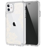 Coque de Téléphone Mobile Anti-Chute aux Quatre Coins en Acrylique avec Impression UV, Motif Papillon et Fleur Personnalisé pour iPhone 16 15 14 13 12 11 Pro Max