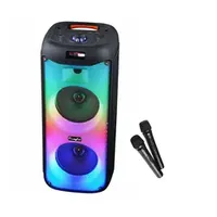 Altavoz de Karaoke GY-5046 para Exteriores, Altavoz Portátil Dual de 6.5 Pulgadas con Micrófono, Bafle Bluetooth, Haut-Parleur avec Micro