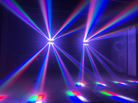 Luz de Escenario Súper Spider de Alto Brillo con Cabeza Móvil 8x15W, Equipo de Haz LED RGBW con Modo de Control DMX512