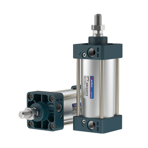 Cylindre standard 125x160x200x250mm, corps en acier, connexion filetée à double action, amortisseur réglable, cylindre pneumatique magnétique - Product Image 2