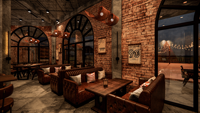 Comptoir de bar bistro traditionnel mobilier de bar pub aménagement intérieur et design de restaurant