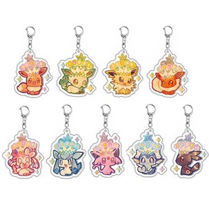 <span class=keywords><strong>Porte</strong></span>-<span class=keywords><strong>clés</strong></span> en acrylique Pokémon - Pikachu, Squirtle - Accessoire d'anime personnalisé pour sac à dos - Product Image 1