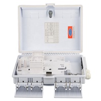 Boîtier de distribution de fibre optique 16 cœurs 2 entrées 16 sorties, mini cassette PLC FTTH FTTB FTTX, boîtier terminal NAP FAT ODP Télécom