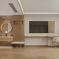 Fünf-Sterne-Luxus Modernes Hotelbett-Set für Apartment & Villa Schlafzimmermöbel Maßgefertigte Größen