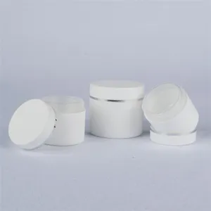 Iloin 热卖 30g 50g 100g 白色空塑料化妆品瓶用于奶油制造