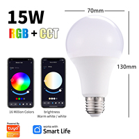 Compatible avec les ampoules LED intelligentes Tuya pour plafonniers E27 E14 E26 et ampoules intelligentes G10, tension Wi-Fi Bluetooth, personnalisable