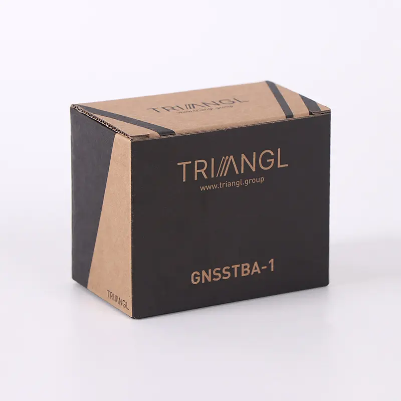 4X4X4 Inches Small Kraft Corrugated Cardboard Shipping Boxes With Logo For Easy Assemble Mailing Moving Packing Storing